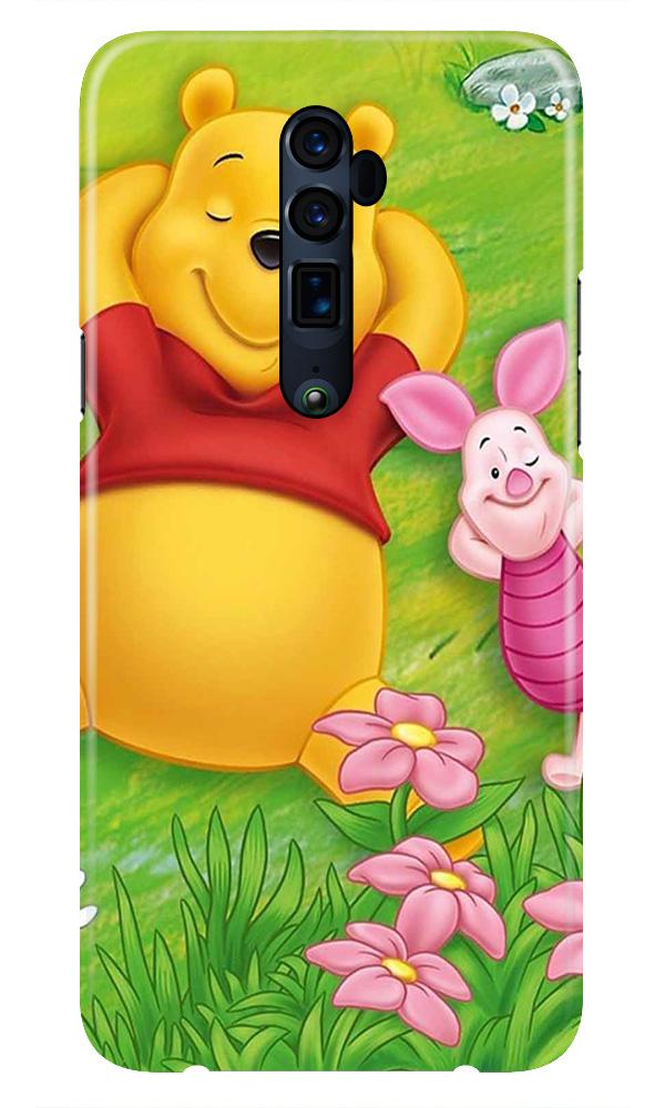 Winnie The Pooh Mobile Back Case for Oppo Reno 10X Zoom  (Design - 348)