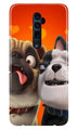 Dog Puppy Mobile Back Case for Oppo Reno 2  (Design - 350)