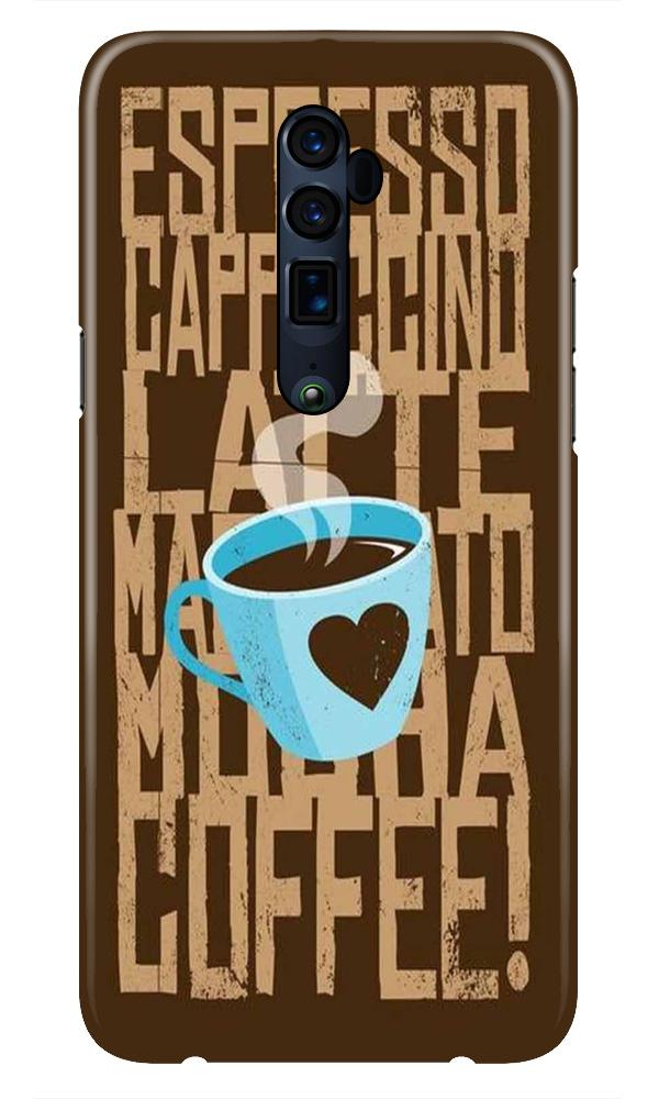 Love Coffee Mobile Back Case for Oppo Reno2 F  (Design - 351)