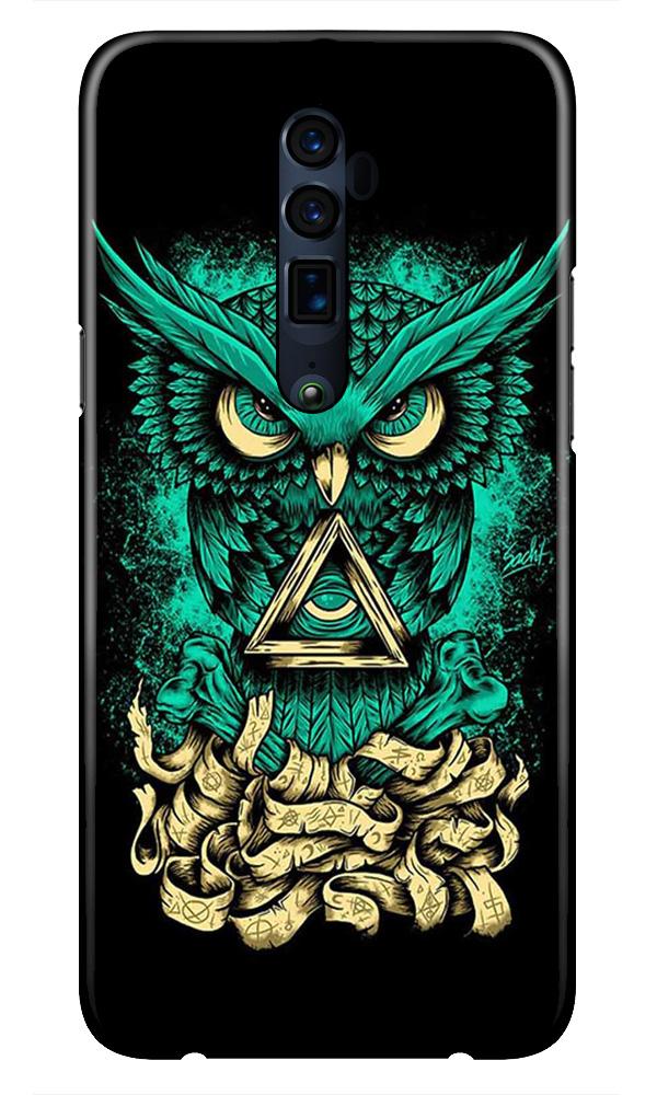 Owl Mobile Back Case for Oppo Reno2  (Design - 358)