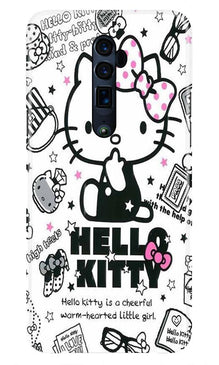 Hello Kitty Mobile Back Case for Oppo Reno 10X Zoom  (Design - 361)