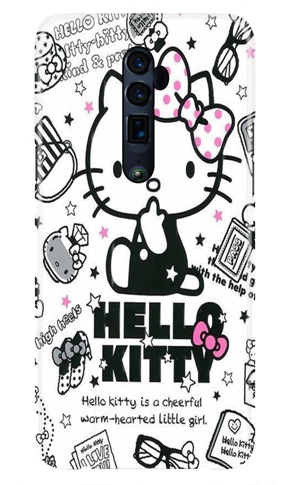 Hello Kitty Mobile Back Case for Oppo Reno2 F  (Design - 361)