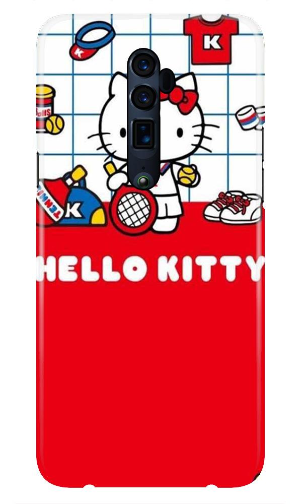 Hello Kitty Mobile Back Case for Oppo Reno 10X Zoom  (Design - 363)