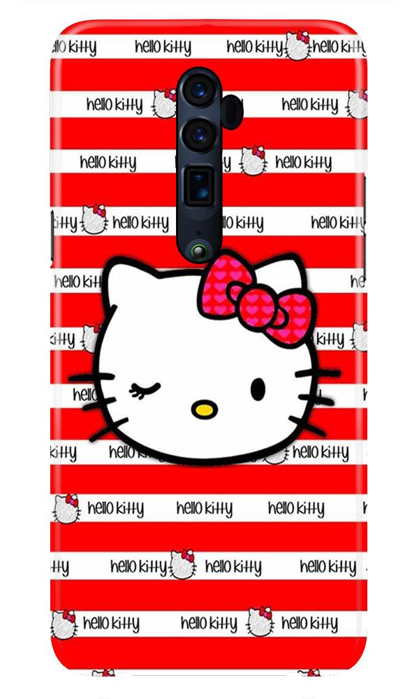 Hello Kitty Mobile Back Case for Oppo Reno 10X Zoom  (Design - 364)