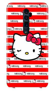 Hello Kitty Mobile Back Case for Oppo Reno 2  (Design - 364)