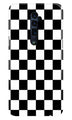 Black White Boxes Mobile Back Case for Oppo Reno 2  (Design - 372)