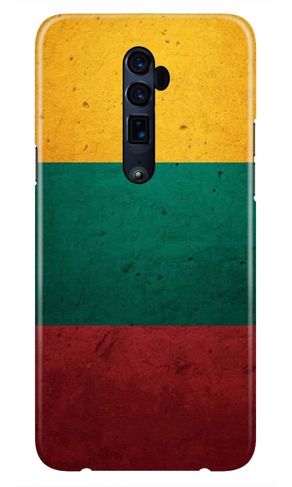 Color Pattern Mobile Back Case for Oppo Reno2 Z  (Design - 374)