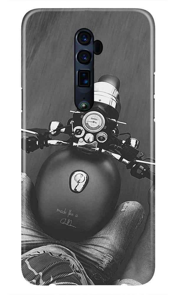 Royal Enfield Mobile Back Case for Oppo Reno 10X Zoom  (Design - 382)