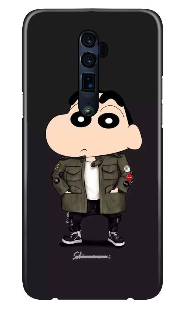Shin Chan Mobile Back Case for Oppo Reno 10X Zoom  (Design - 391)