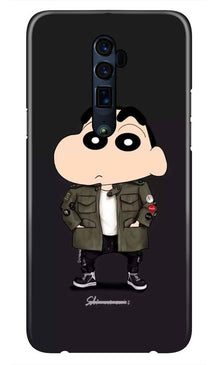 Shin Chan Mobile Back Case for Oppo Reno 10X Zoom  (Design - 391)