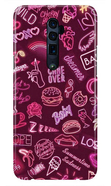 Party Theme Mobile Back Case for Oppo Reno2 F  (Design - 392)