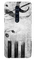 Music Mobile Back Case for Oppo Reno2  (Design - 394)