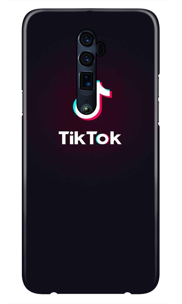 Tiktok Mobile Back Case for Oppo Reno 10X Zoom  (Design - 396)