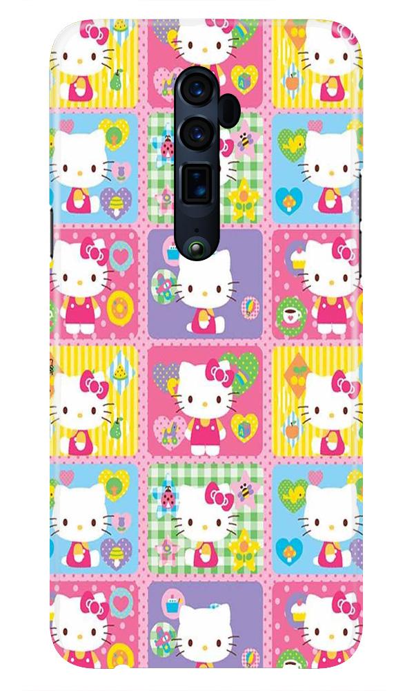 Kitty Mobile Back Case for Oppo Reno2 Z  (Design - 400)