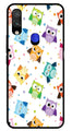 Owls Pattern Metal Mobile Case for Xiaomi Mi 10T   (Design No -20)