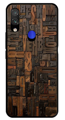 Alphabets Metal Mobile Case for Xiaomi Mi 10T