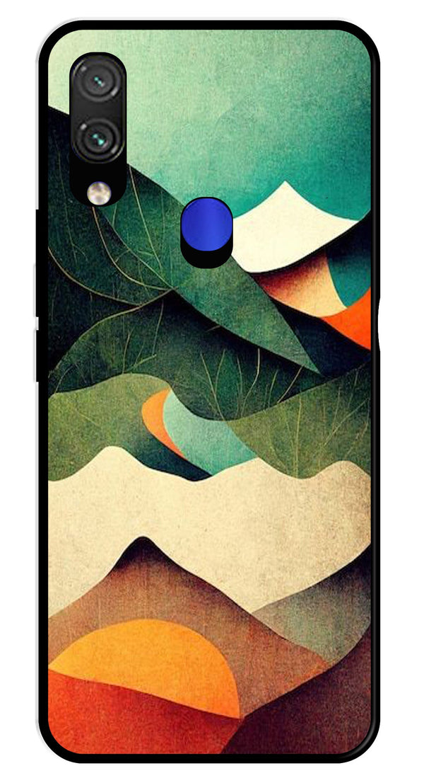 MultiColor Pattern Metal Mobile Case for Xiaomi Mi 10T   (Design No -43)