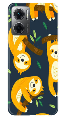 Racoon Pattern Mobile Back Case for Redmi 11 Prime 5G (Design - 2)