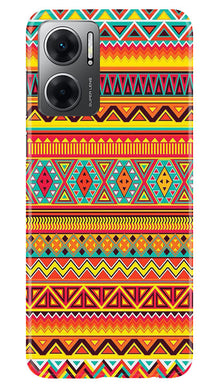 Zigzag line pattern Mobile Back Case for Redmi 11 Prime 5G (Design - 4)