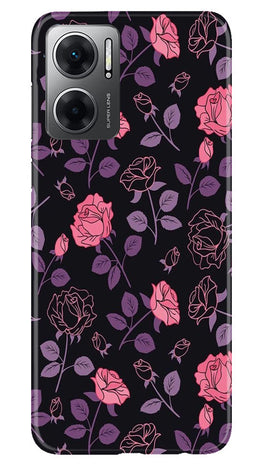 Rose Black Background Case for Redmi 11 Prime 5G