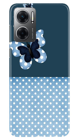 White dots Butterfly Case for Redmi 11 Prime 5G