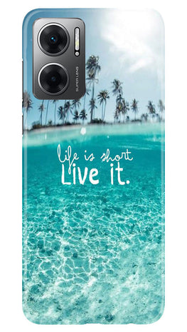 Life is short live it Case for Redmi 11 Prime 5G