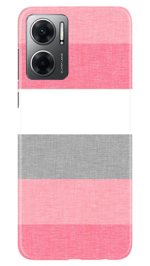 Pink white pattern Mobile Back Case for Redmi 11 Prime 5G (Design - 55)