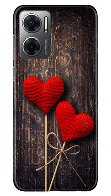 Red Hearts Mobile Back Case for Redmi 11 Prime 5G (Design - 80)