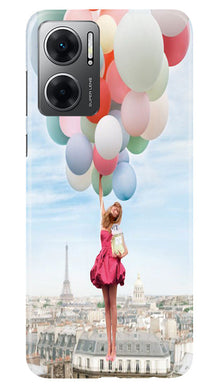 Girl with Baloon Mobile Back Case for Redmi 11 Prime 5G (Design - 84)