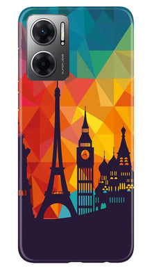 Eiffel Tower2 Mobile Back Case for Redmi 11 Prime 5G (Design - 91)
