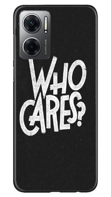 Who Cares Mobile Back Case for Redmi 11 Prime 5G (Design - 94)