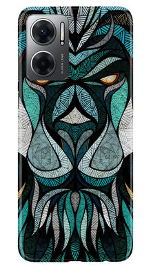 Lion Mobile Back Case for Redmi 11 Prime 5G (Design - 97)