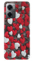 Red White Hearts Case for Redmi 11 Prime 5G  (Design - 105)
