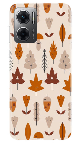 Leaf Pattern Art Case for Redmi 11 Prime 5G(Design - 132)