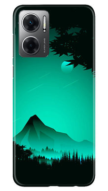Moon Mountain Mobile Back Case for Redmi 11 Prime 5G (Design - 173)