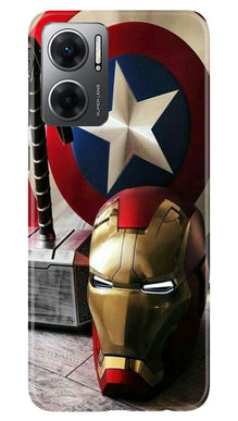 Captain America Shield Mobile Back Case for Redmi 11 Prime 5G (Design - 222)
