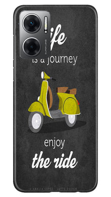 Vintage Scooter Mobile Back Case for Redmi 11 Prime 5G (Design - 229)