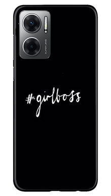 Like a Girl Boss Mobile Back Case for Redmi 11 Prime 5G (Design - 234)