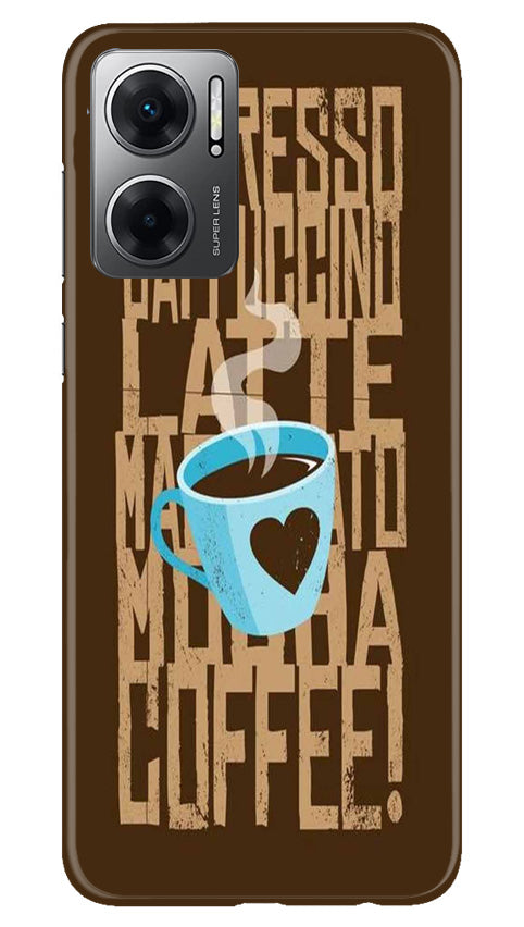 Love Coffee Mobile Back Case for Redmi 11 Prime 5G (Design - 311)