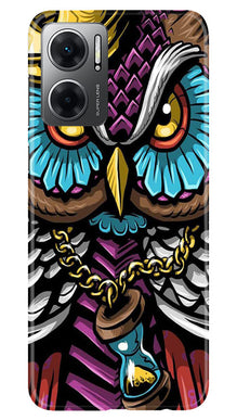 Owl Mobile Back Case for Redmi 11 Prime 5G (Design - 318)