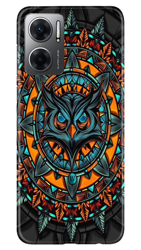 Owl Mobile Back Case for Redmi 11 Prime 5G (Design - 319)