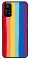 Rainbow MultiColor Metal Mobile Case for Redmi Note 11 Pro Plus   (Design No -03)