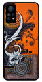 Qalander Art Metal Mobile Case for Redmi Note 11 Pro Plus   (Design No -16)