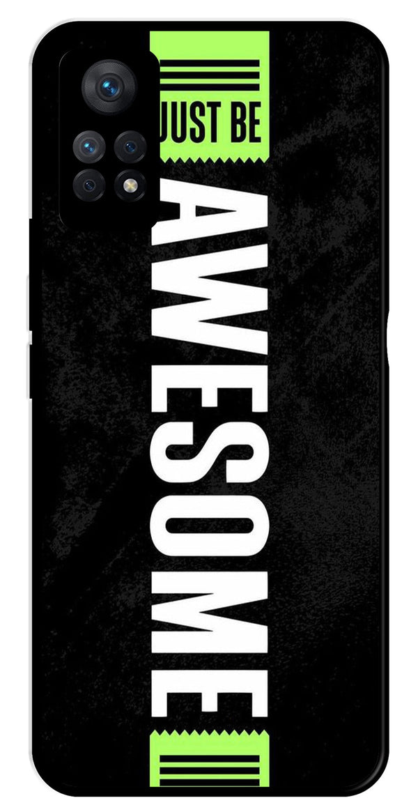 Awesome Metal Mobile Case for Redmi Note 11 Pro   (Design No -33)