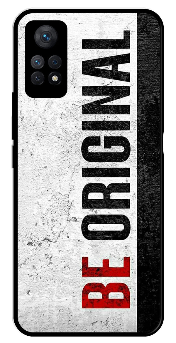 Be Original Metal Mobile Case for Redmi Note 11 Pro Plus   (Design No -38)