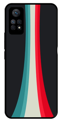 Modern Art Colorful Metal Mobile Case for Redmi Note 11 Pro Plus