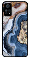 Marble Design Metal Mobile Case for Redmi Note 11 Pro Plus   (Design No -53)
