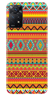 Zigzag line pattern Mobile Back Case for Redmi Note 11 Pro Plus (Design - 4)