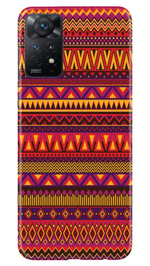 Zigzag line pattern2 Mobile Back Case for Redmi Note 11 Pro Plus (Design - 10)