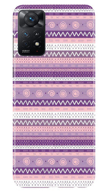 Zigzag line pattern3 Mobile Back Case for Redmi Note 11 Pro Plus (Design - 11)